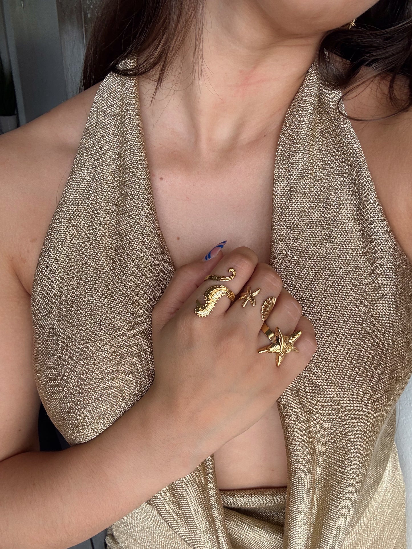 Seahorse & Maré Ring