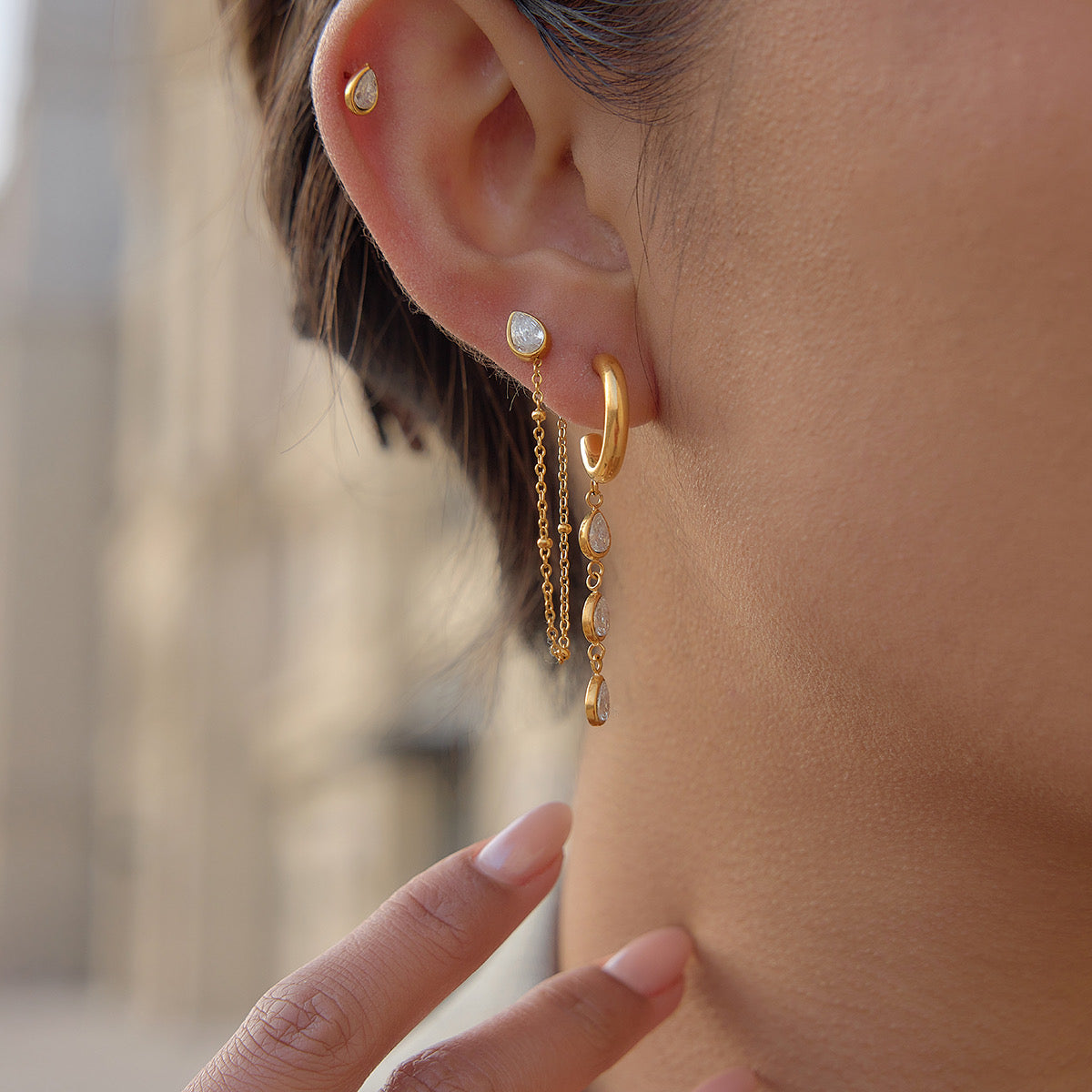 Alana Trio Earrings