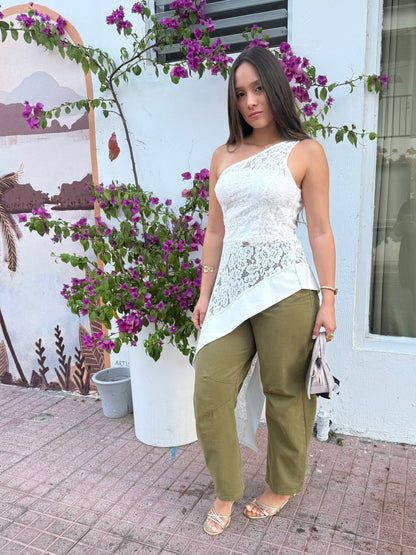 Celine White Top